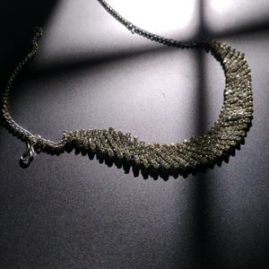 Silver Sparkling Chokar/Necklace