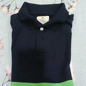 Cherry  Crumble Collar Tshirt  For 10-12 Yrs