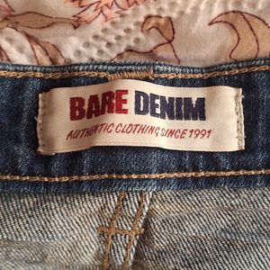 BARE DENIM Straight Midrise Jeans