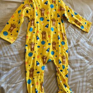 Babyhug Yellow Night Suit