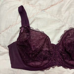 New Never Used Enamor Bra-Purple