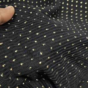 Black Kurti With Front Slits And Golden Leggings