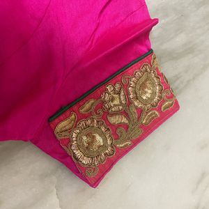 PURE SILK MAGENTA BLOUSE