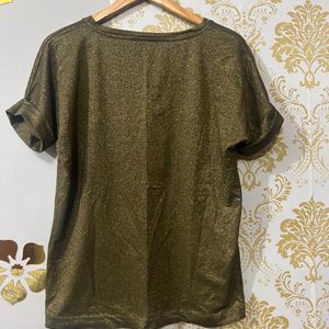 MANGO shimmer Tee