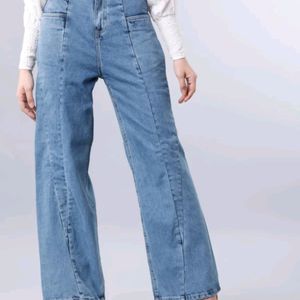 Straight Fit High Waist Jeans