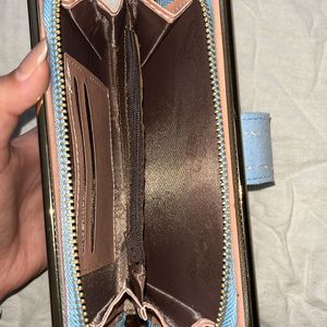 Sky Blue Coloured Wallet