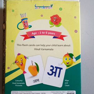 Kids Hindi Varnmala Flashcards 56 Card..