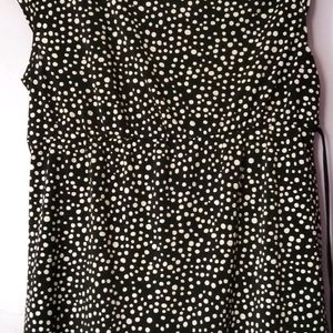 polka dot top - Free Size