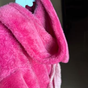 Pink Bathrobe For 3-4 Years