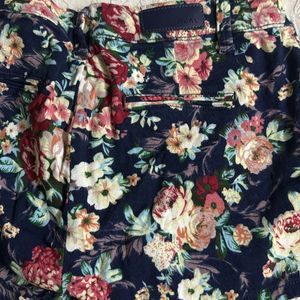 Vibrant Floral Print Shorts