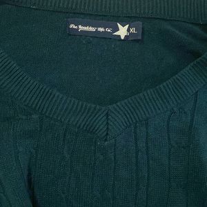 Green Stretchable Sweater