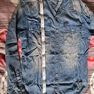 Branded Denim Shirt