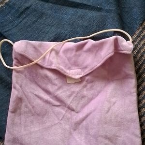 Cute Aesthetic Velvet Lavender Handbag