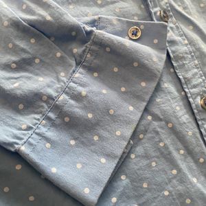 Shirt Printed Blue For Boys