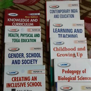 B.ed BOOKS FOR 1st 2nd Year Of Kuk University