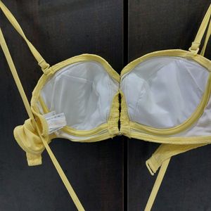 Prettty Yellow Padded Bra