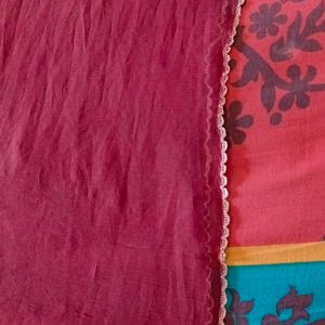 Maroon Dupatta