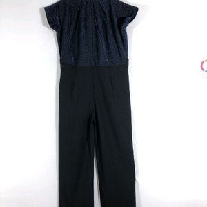 Blue & Black  Zara Basic Jumpsuit