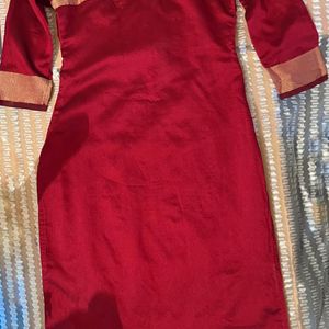 Maroon ethnic Kurta