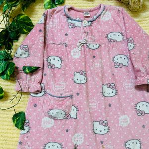 Combo baby girl, hello Kitty night suit