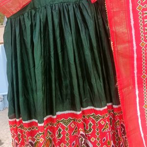 Very Beautiful Combination Dark Green With Red