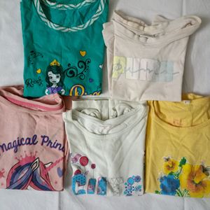 5 Tshirt at 170 Combo Order