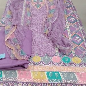 Unstitched Salwar Suit Fabric