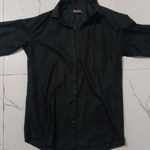 New Pure Black Full Sleeve Shirt | Never Used