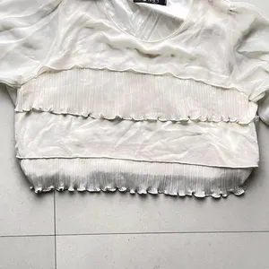 Cute White Ruffle Top 🤍