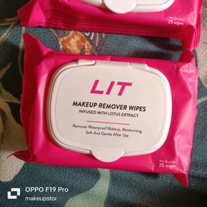 Myglamm Lit Makeup Remover Wipes Pack Of 2