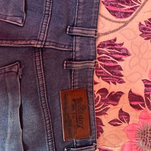 denim man blue jeans with good condition