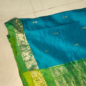 Pure Kanchi Pattu Saree 💙💚