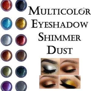 6 Shades Of Eyeshadow Shimmer Dust