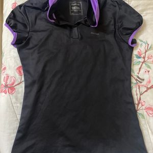 Reebok Purple Collared T Shirt