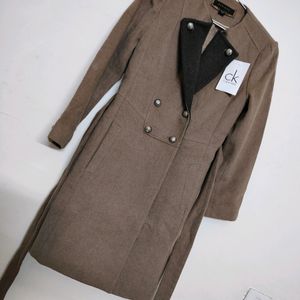 NEW WITH TAG KHAKI OVERCOAT