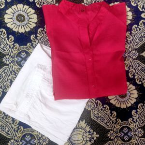 Pink Kurta Set