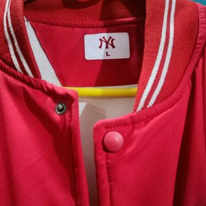 Bomber Jacket Red For Men And Women