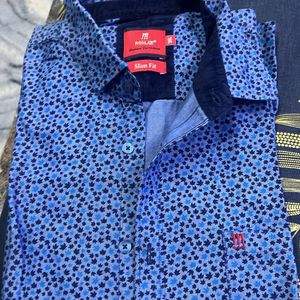 Shirt - XXXL - SLIM FIT - Blue