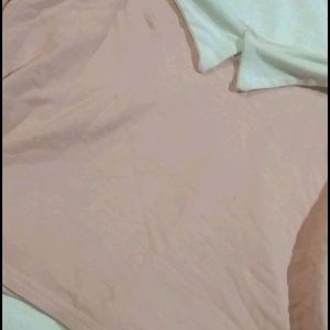 Light Pink Crop T Shirt Women