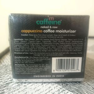 Mcaffeine Naked & Raw Cappuccino Coffee Moisturize