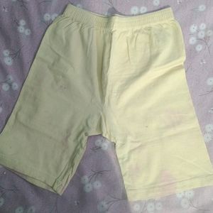 Cotton Cream Cycling Shorts