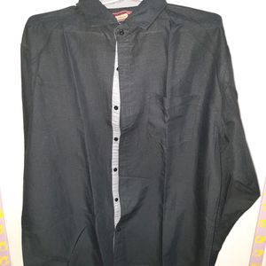 Black Formal Vebnor Full Sleeve Shirt