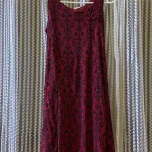 Maroon Dress