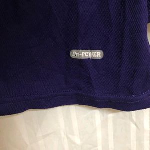 Russell Athletic Purple Long Sleeve T Shirt