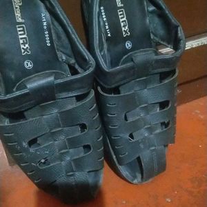 Black Colour Footwear