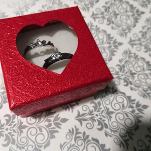 Couple Rings Set For Valentine's Day Gift