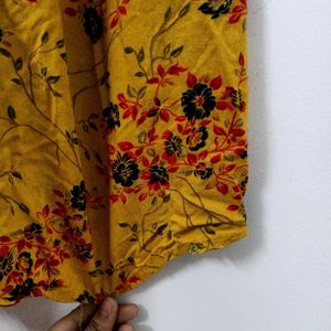 Mustard Kurta For Women