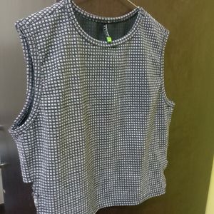 Party Crop Tops, Silver Grey Colour