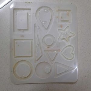 Resin Earring Keychain Mould Silicone