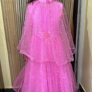 Barbie Pink Pearl Gown